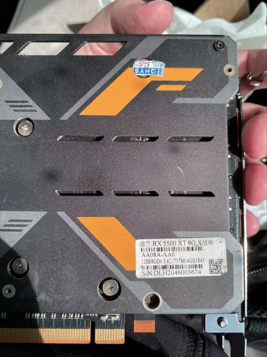 RX5500XT 8G, личное использование, не майнинг