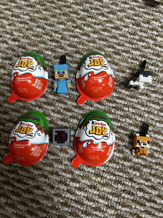 Игрушки из киндер майнкрафт