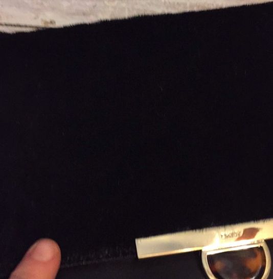 Geanta Plic piele naturala blana ponei DKNY Donna Karan New York