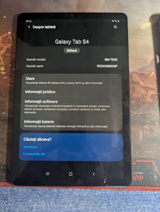 Tableta Samsung tab s4