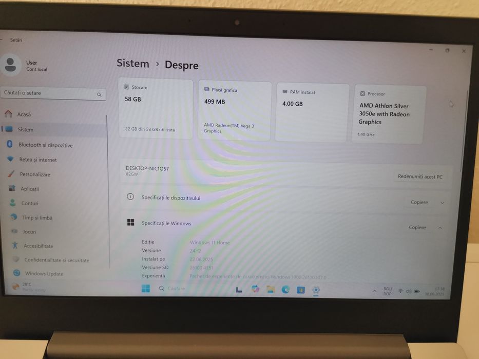 Laptop Lenovo IdeaPad 1