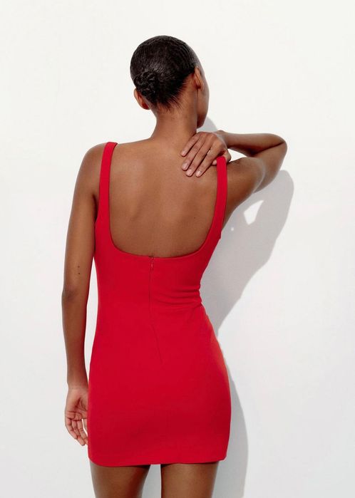 Секси червена рокля Зара/Zara р-р XL