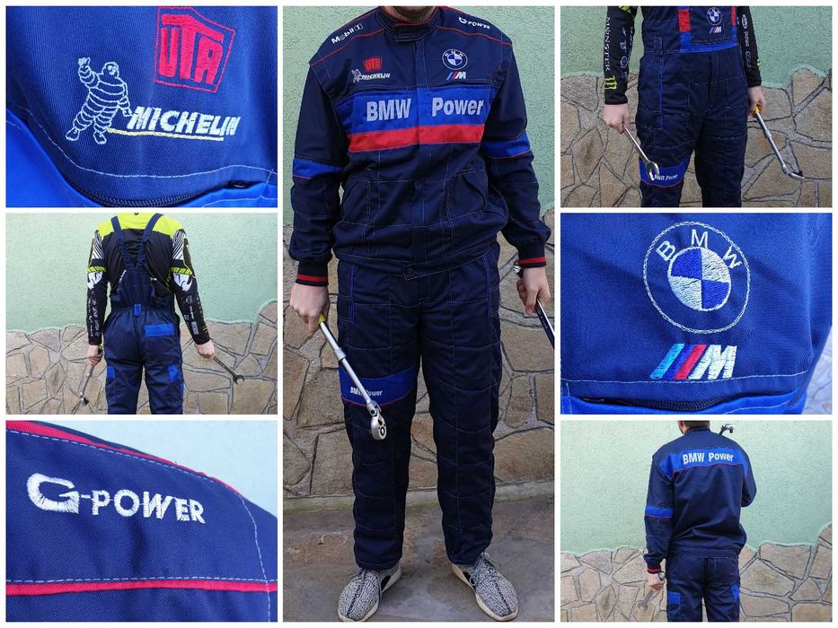 Сервизно работно облекло гащеризон костюм за работа полугащеризон яке