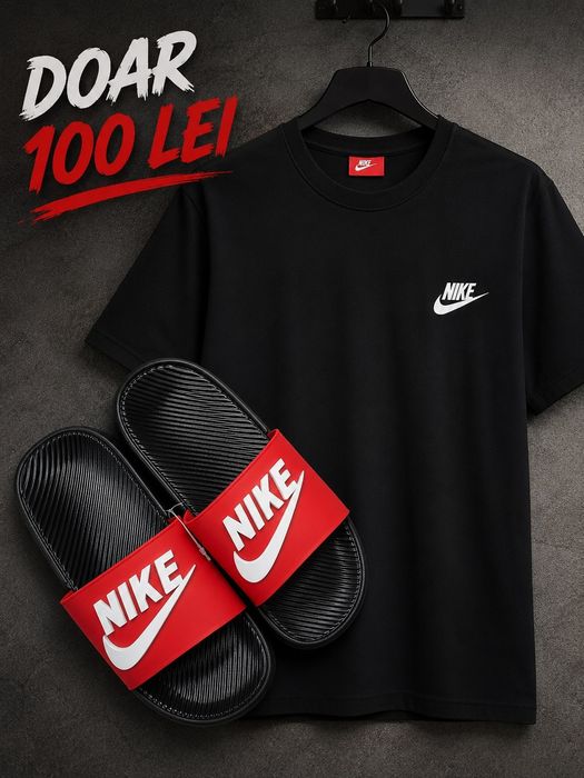 Set tricou și papuci barbati multe modele