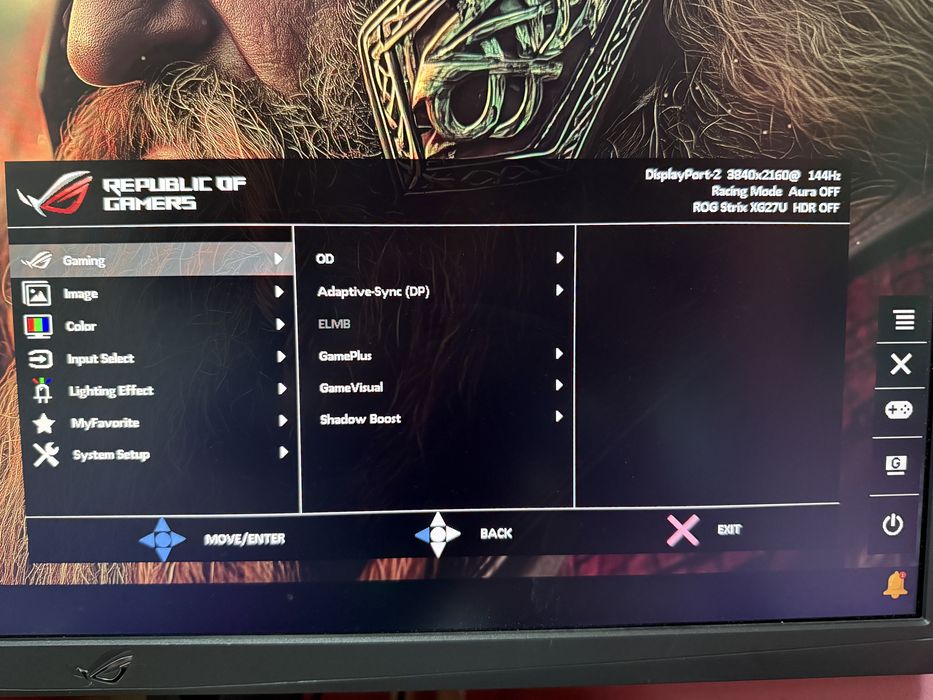 Monitor ASUS ROG Strix XG27U 4K 144hz IPS 1ms