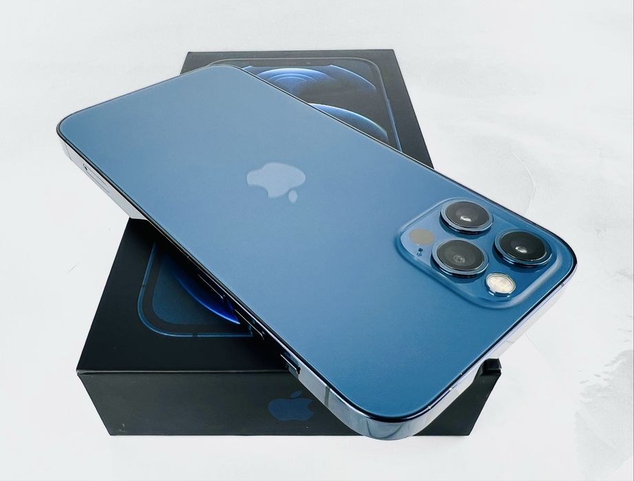 Apple iPhone 12 Pro 128GB Pacific Blue Перфектен! Гаранция!