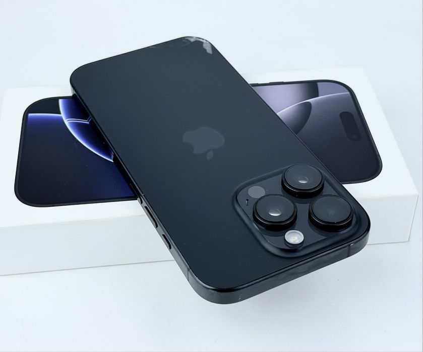 Apple iPhone 16 Pro 128GB Black Titanium 94% Батерия!