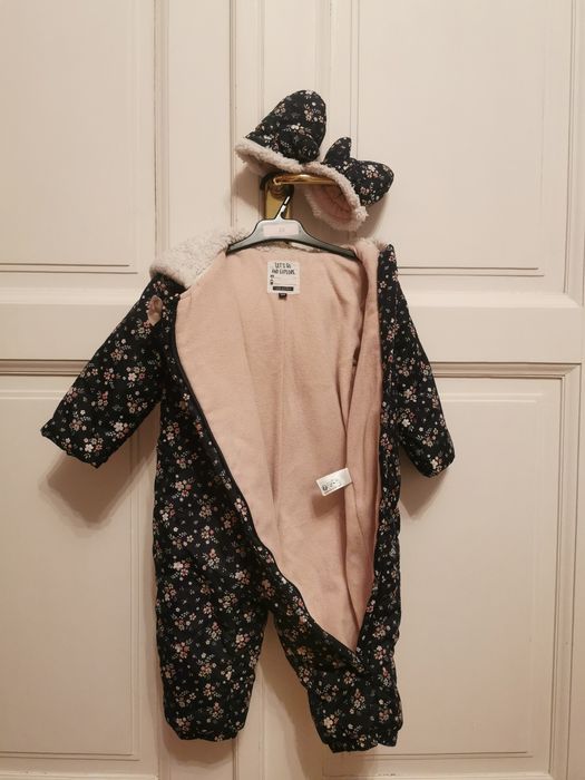 Overall / Salopetă iarnă C&A, fete, 80-86 cm