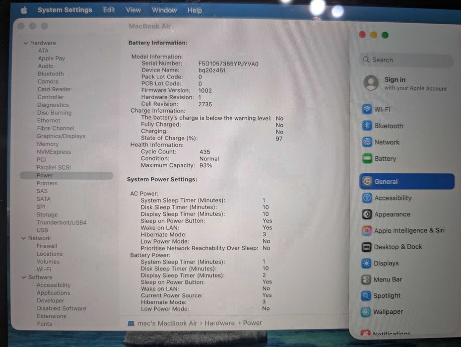 MacBook air 13" m1 8gb 256gb