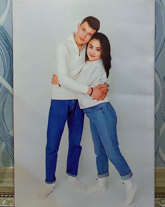 Фото портрет на холсте