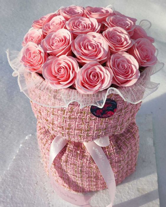 Букеты мыльных роз