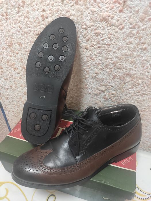 Ботинки мужские кожаные