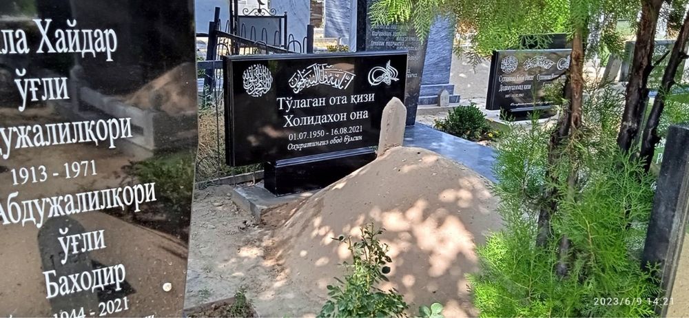 Памятники из габбро в Ташкенте, приемлемые цены, свои мастера