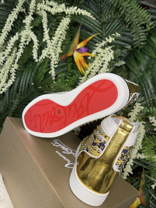Christian Louboutin High Gold Steel Spikes
