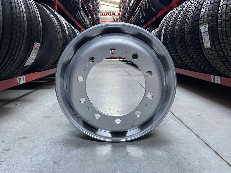 Janta NOUA  Otel 8.25X22.5 Akojant 10 prezoane, 105 mm intre prezoane, fiu 280 mm, flansa laterala Valva exterioara Toate Pozitiile