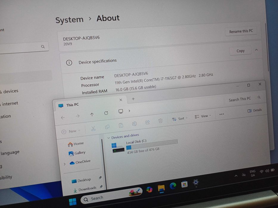 13.3" FHD IPS ThinkBook 13s Core™ i7-11th/16GB RAM/512GB SSD ултрабук