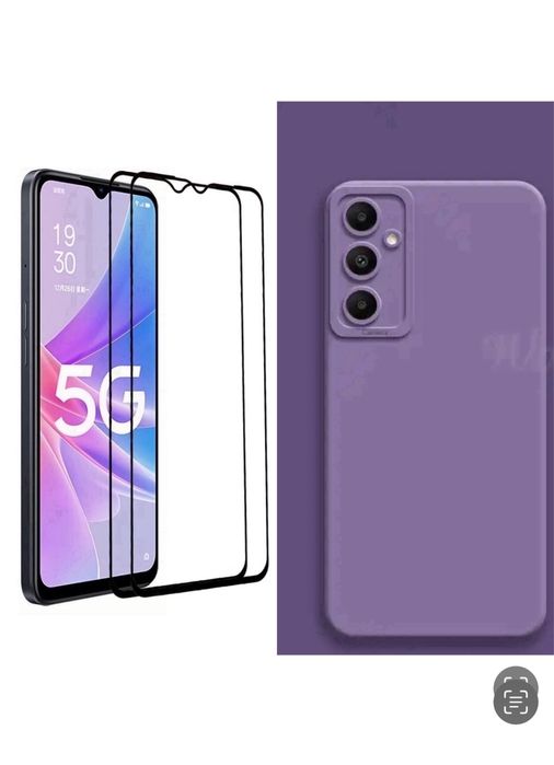 Samsung A22/A23/A25/A15/A24/A26 Husa TPU Catifea Inter + Folie Sticla