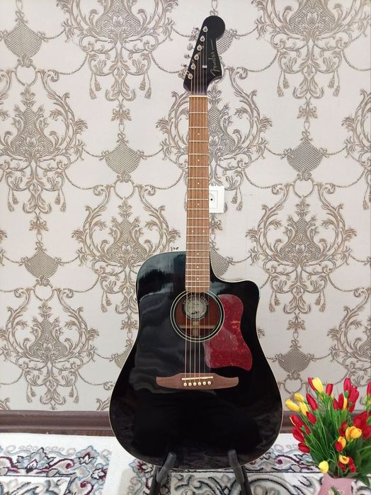 Fender akustik qora guitara xali yengi razmeri 41