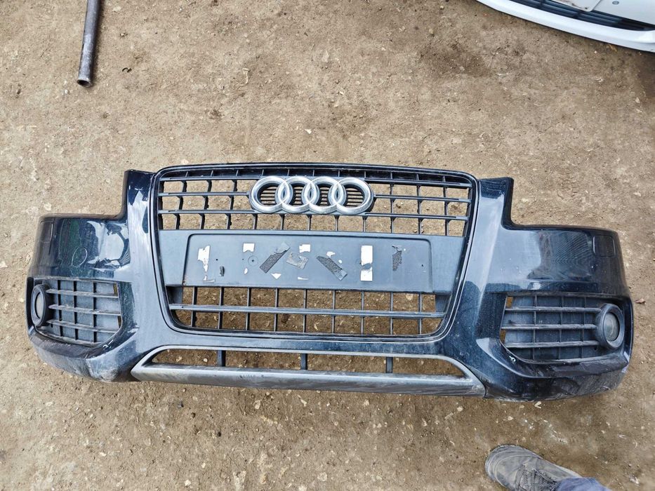 ТОП! Предна S-line Броня Audi A5 8T черна оборувана