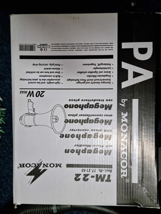 Portavoce Monacor TM-22 cu sirena
