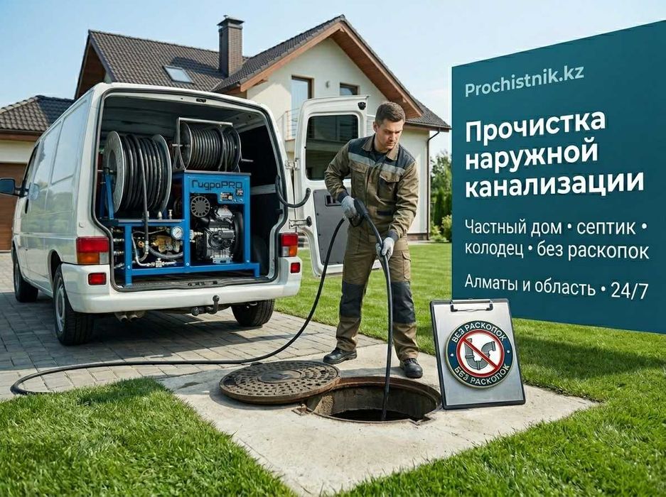 Прочистка канализации под ключ: диагностика, промывка, гарантия