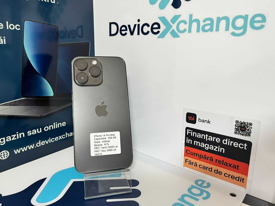 iPhone 14 Pro Max 256 GB 91% Baterie * Garantie *Buy Back * deviceXchange