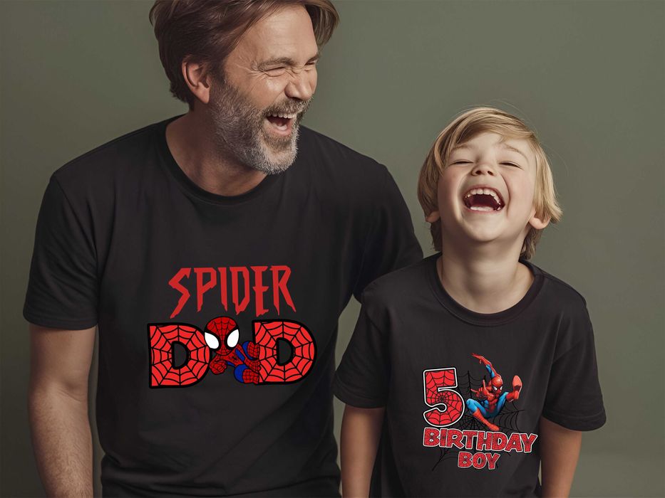 Тениски за цялото семейство със Спайдер-Мен Spiderman