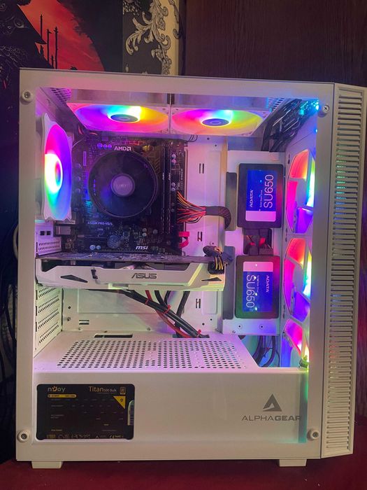 PC Gaming + Monitor CURBAT 165Hz AOC | GTX 1060 6GB | 16GB RAM | SSD
