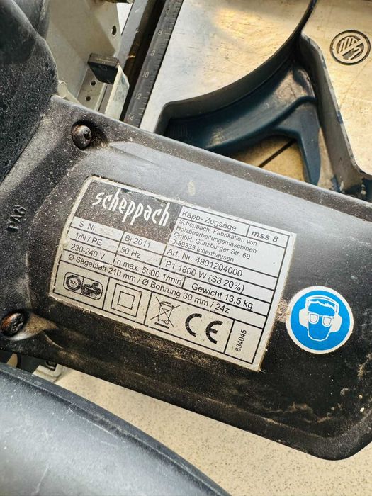 Пендула Scheppach mss8 1800W