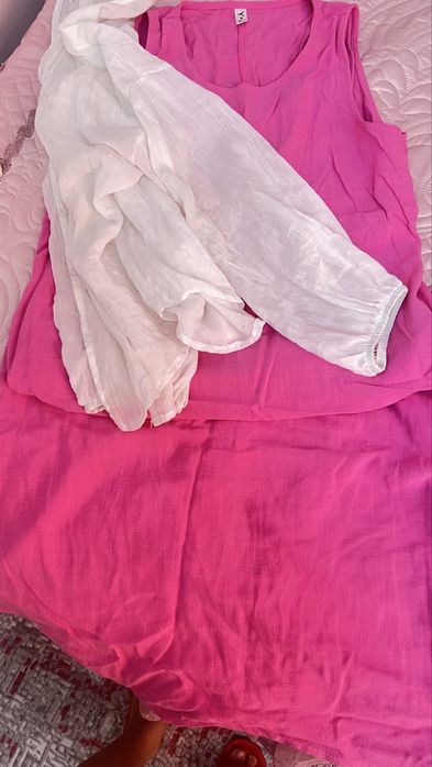 Платье розовый базовый