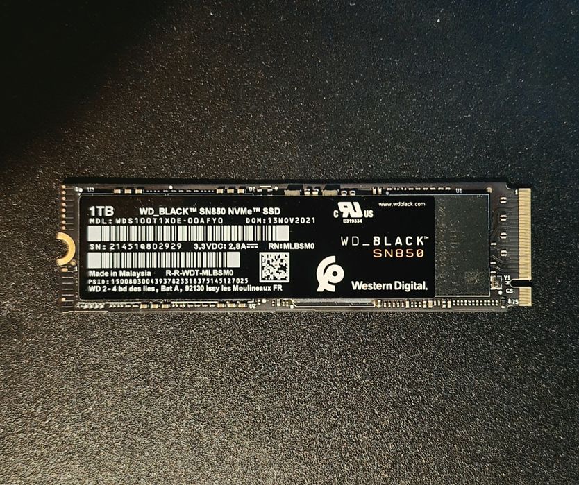 1TB WD BLACK SN850 NVMe 4.0 stocare