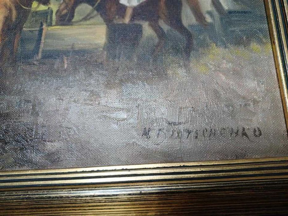 Mikhail D. Tkachenko (1860-1916) - Cai la adăpat