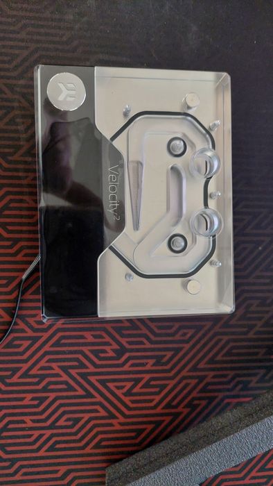 Waterblock CPU EK-Quantum Velocity² D-RGB - AM5 Nickel + Plexi