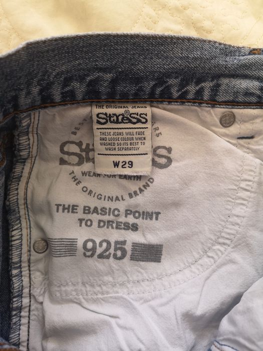 Pantaloni scurți blugi cu talie înaltă, W 29, S-M