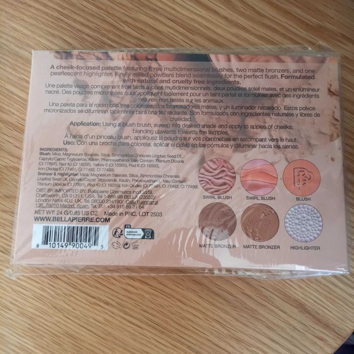 Нова палитра за лице bellapierre cosmetics и нов гланц за устни