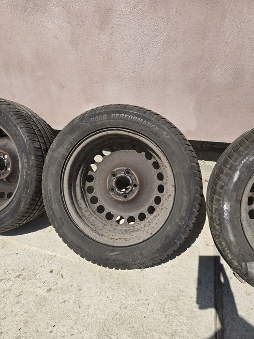 Set jante cu anvelope vara 195/55/15