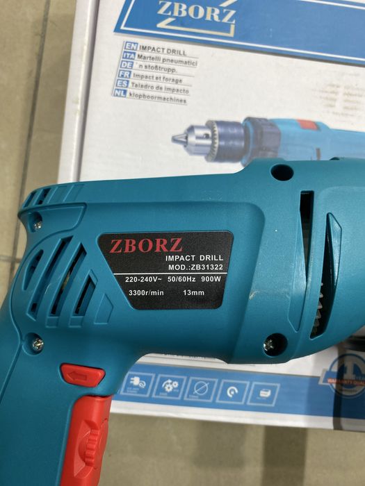 В наличии Дрель шуруповерт, 13 патрон.