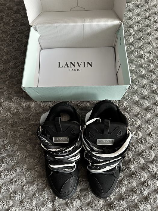 adidasi Lanvin Curb Leather Black 42-44