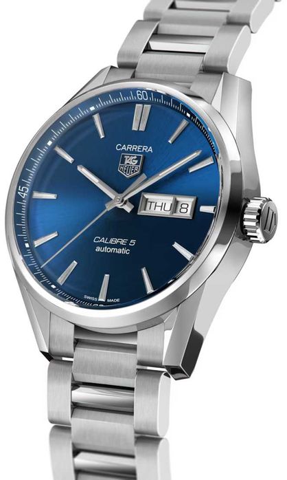 TAG HEUER CARRERA Calibre 5 DAY-DATE WAR201E Мъжки Часовник Нов