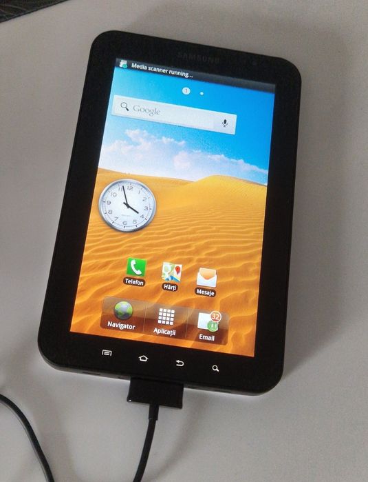 Tableta Samsung Galaxy Tab.  Baterie epuizata. Pret fără cablu de date