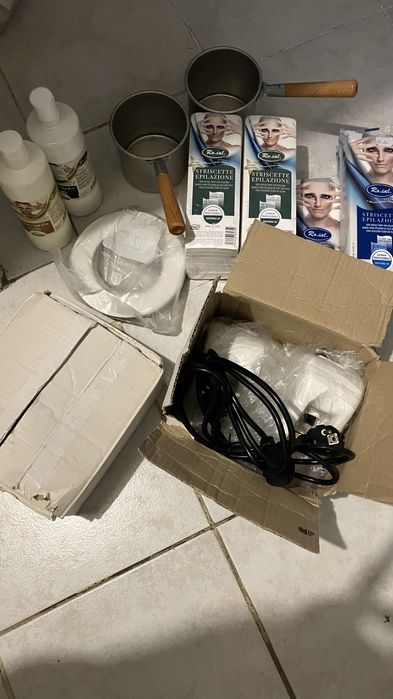Consumabile Salon cosmetica, benzi epilat, ulei,decantor, cearsaf,