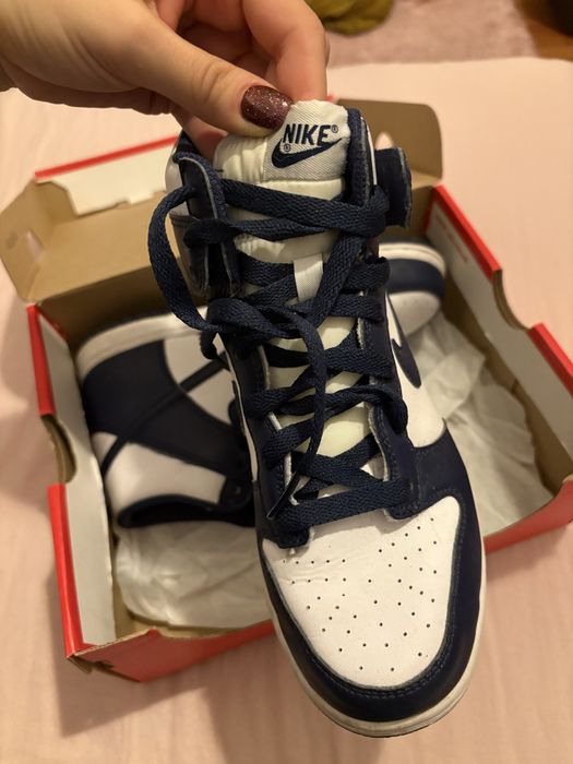 Обувки Nike dunk high (ps) midnight navy
