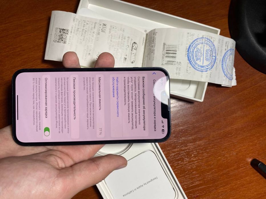 iPhone 13 128gb 77% аккумулятор