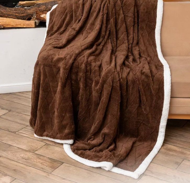 Мягкий теплый плед 220/200