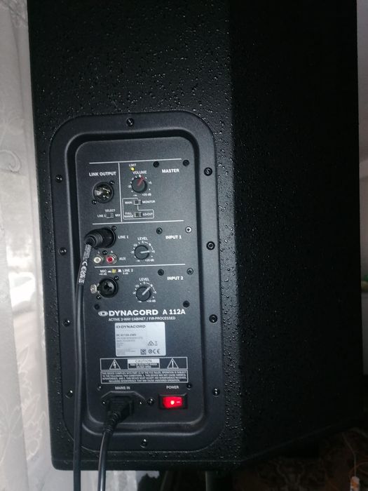 Sistem audio activ dynacord line ,mixer pasiv made in England