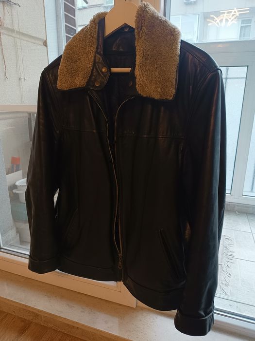 Кожено мъжко яке