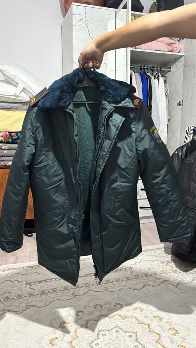 Бушлат парадный вместе с ушанкой