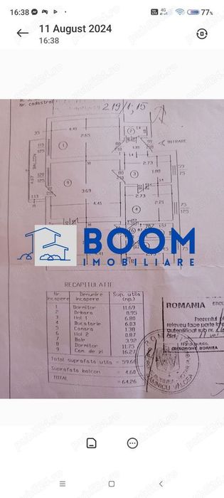 Apartament | 3 camere | Traian | Etaj 3
