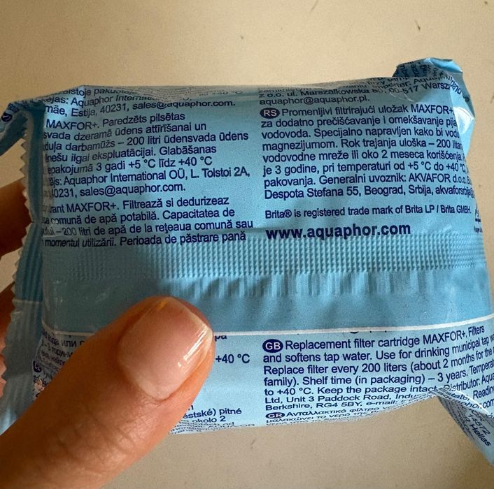 Filtru apă Aquaphor nou