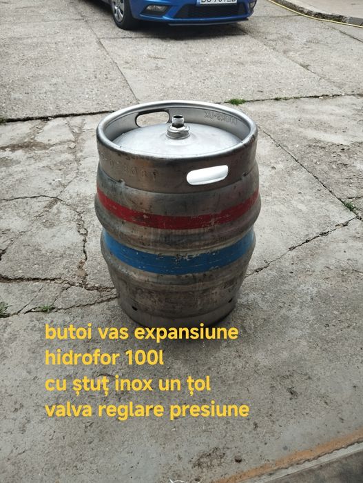 Butoi butoaie inox cu robinet ,vas expansiune hidrofor
